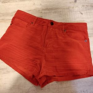 High Waisted Corduroy Shorts